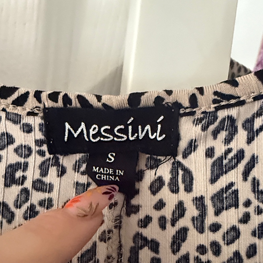 Messini Animal Print Midi Dress cheetah leopard - Picture 2 of 3